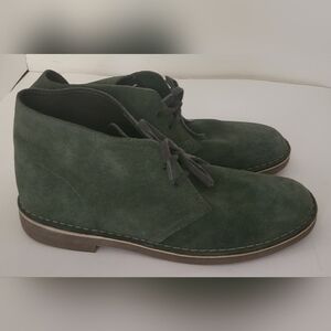 Clarks Lace Up Suede Boots